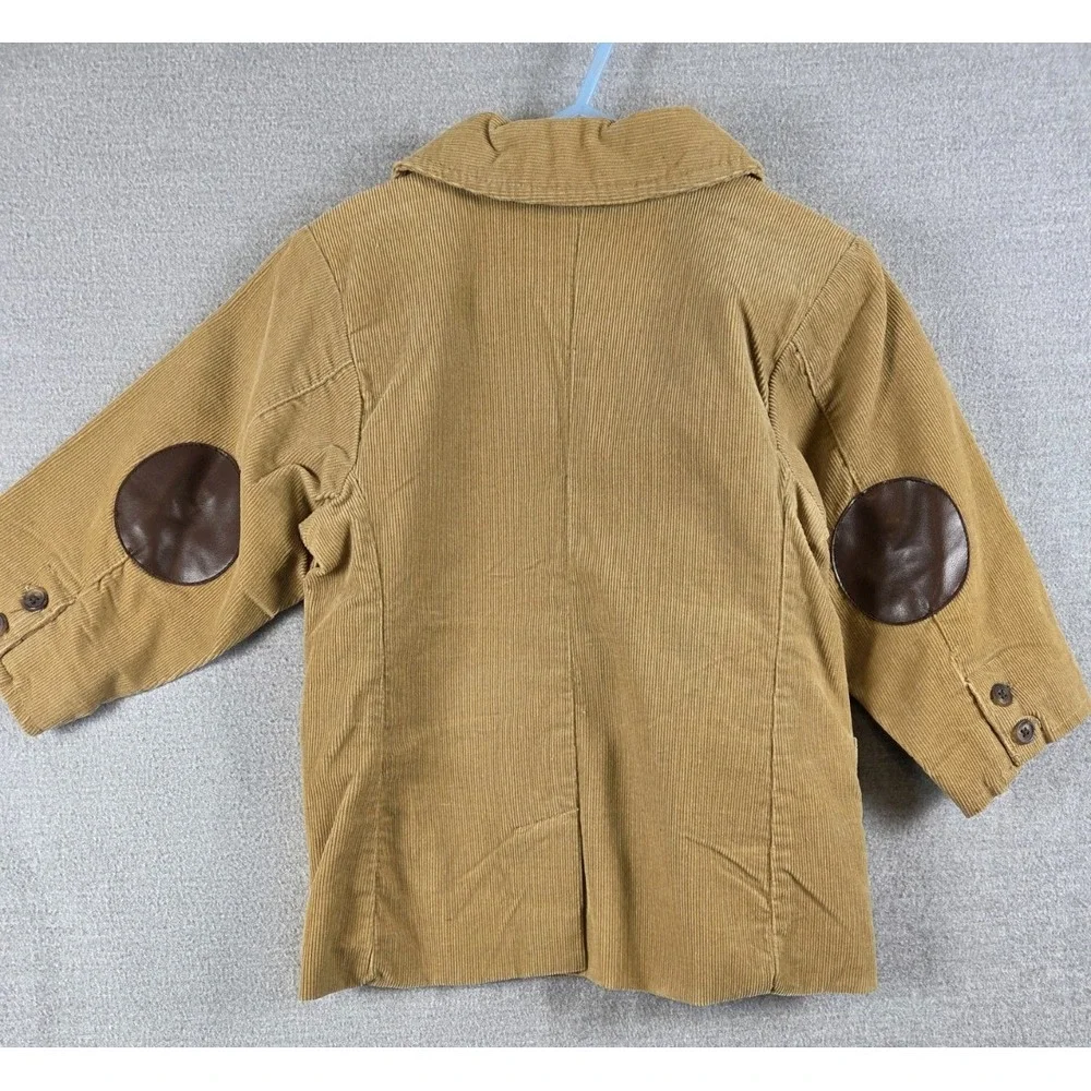Tommy Hilfiger Baby 18-24 Months Corduroy Sport Coat Blazer‎ Elbow Patches Brown
